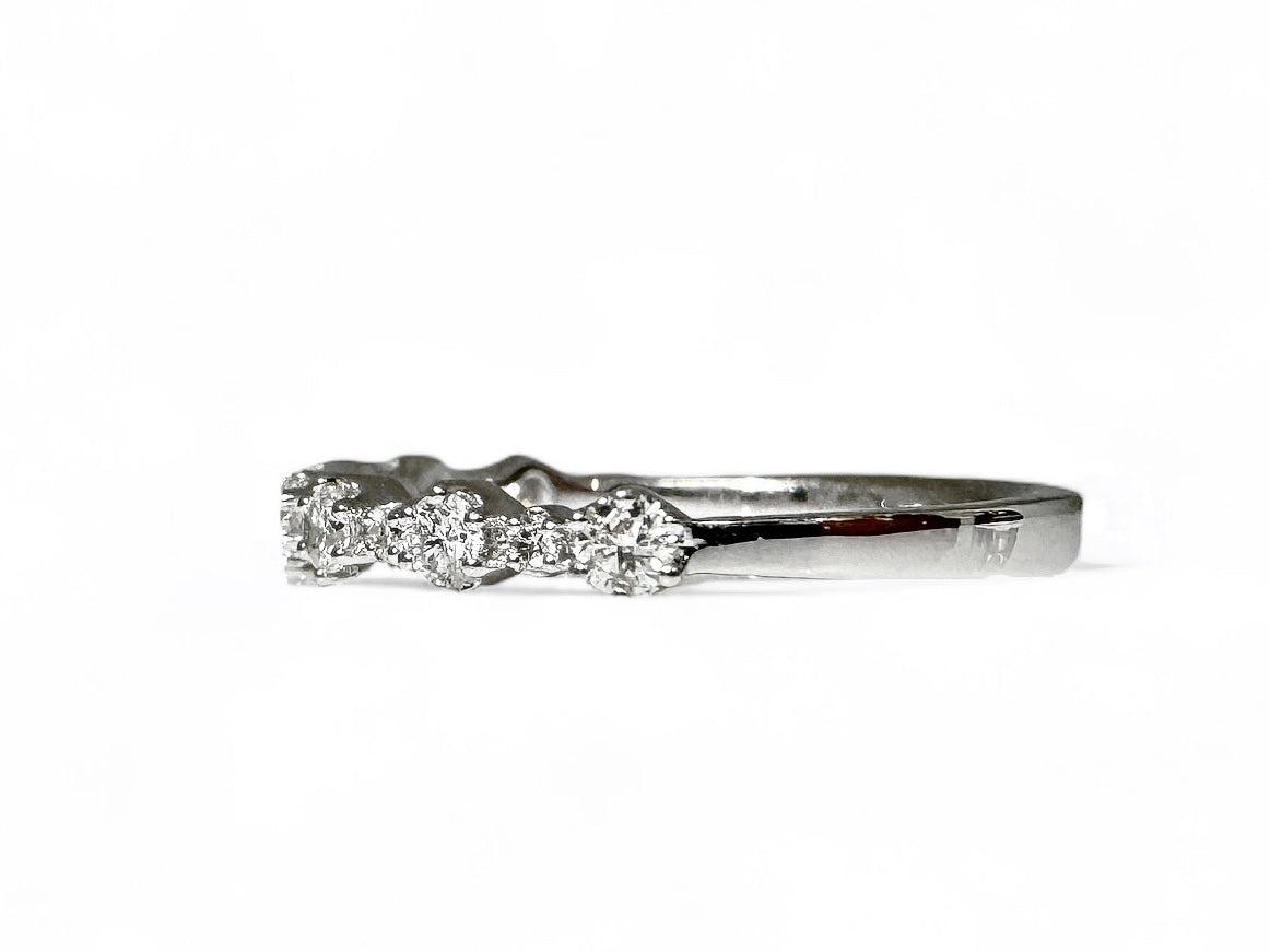 0.48 CT HALF ETERNITY RING