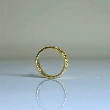 5mm Hammered Wedding Band