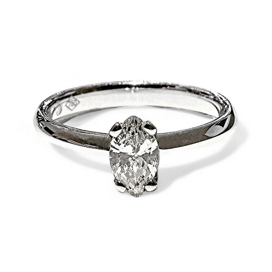 0.33 CT MARQUISE SOLITAIRE RING