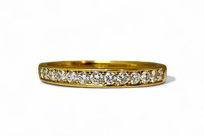 0.35 CT HALF ETERNITY RING