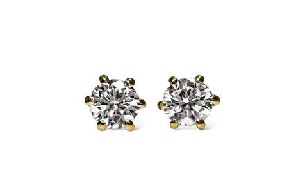 0.70 CT SIX PRONGS SOLITAIRE STUDS