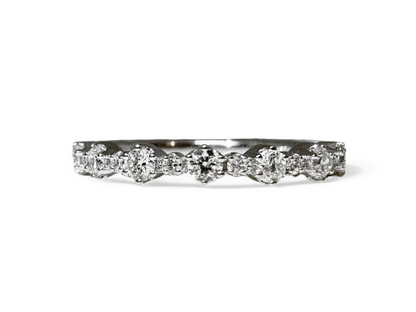 0.48 CT HALF ETERNITY RING