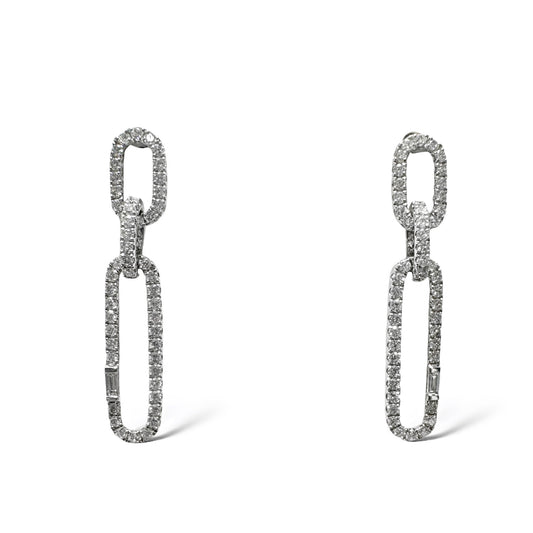 DIAMOND LINK EARRINGS