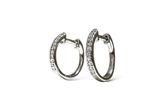 MINI DIAMONDS HOOPS