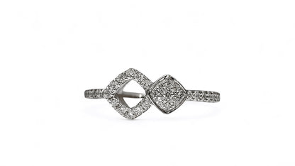 GEOMETRICAL SHAPE DIAMOND RING