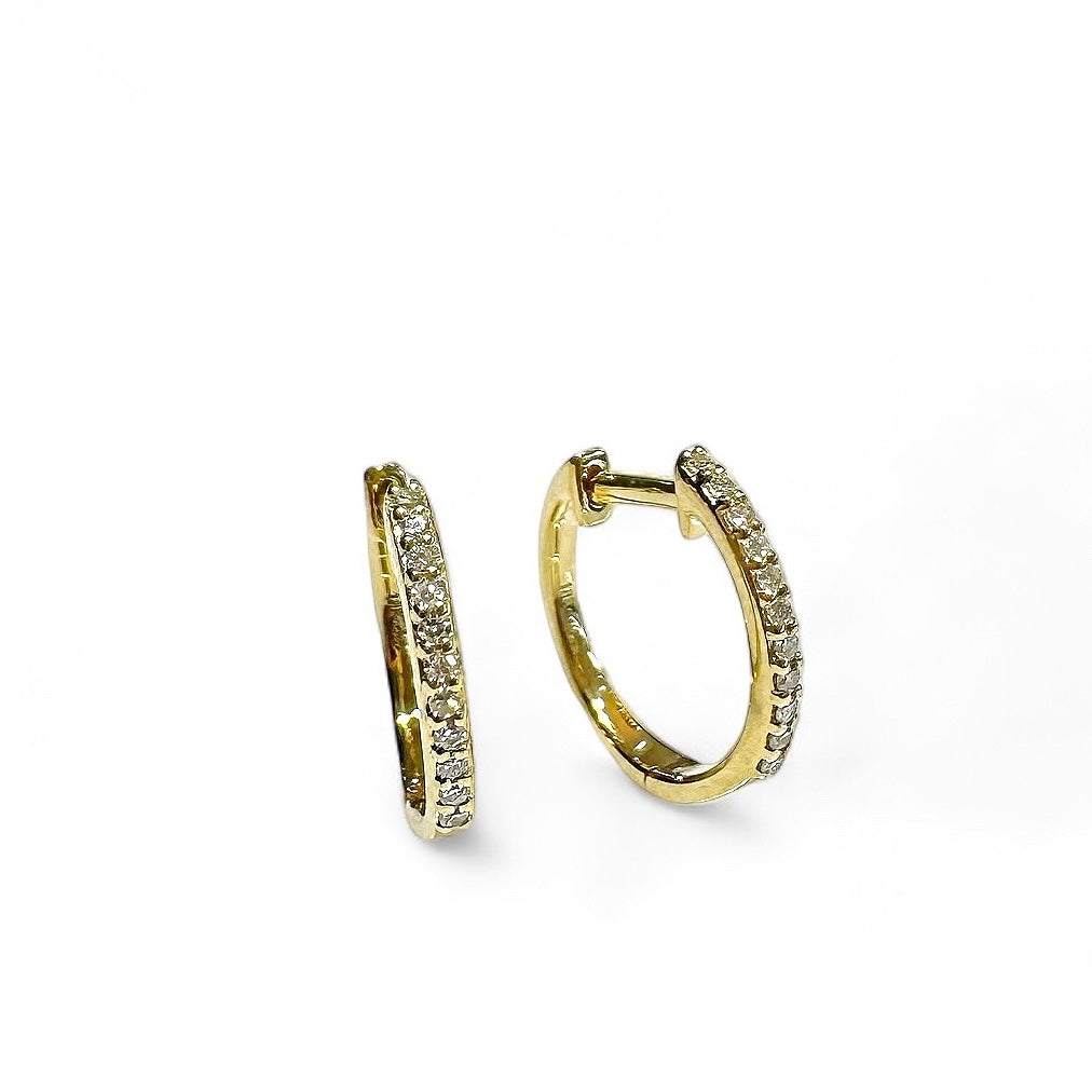 MINI DIAMOND HOOPS