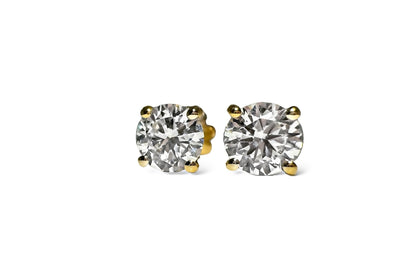 2.04 CT 4 PRONGS SOLITAIRE STUDS