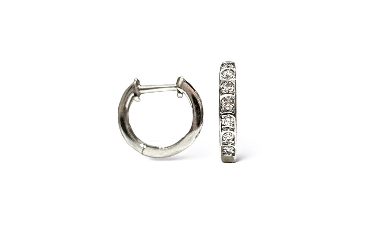 MINI DIAMONDS HOOPS