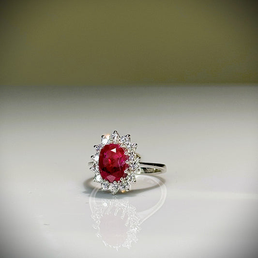 Bague Rubis Vintage