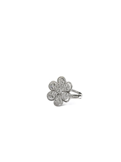 Flower Diamond Ring