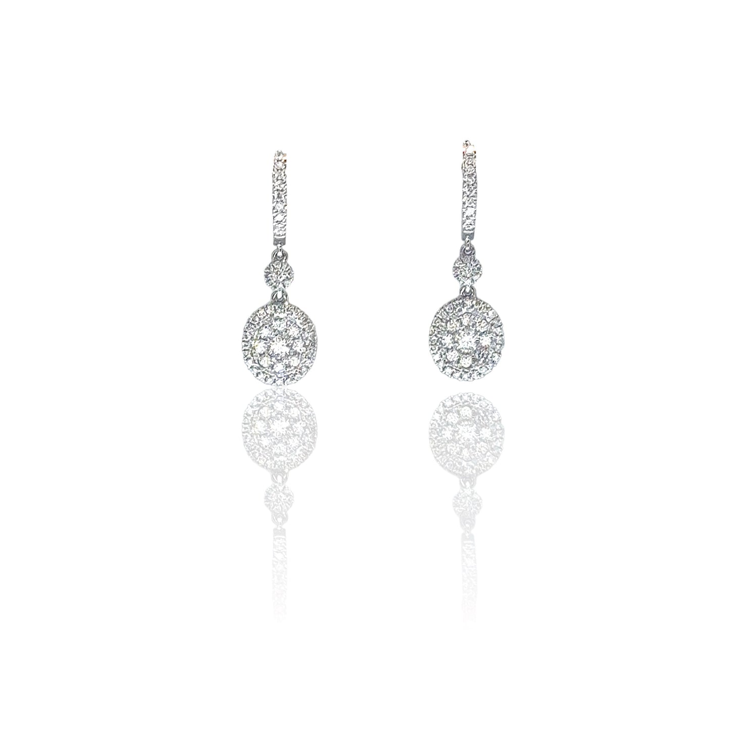 Diamond Dangle Earrings