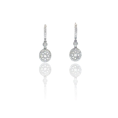 Diamond Dangle Earrings