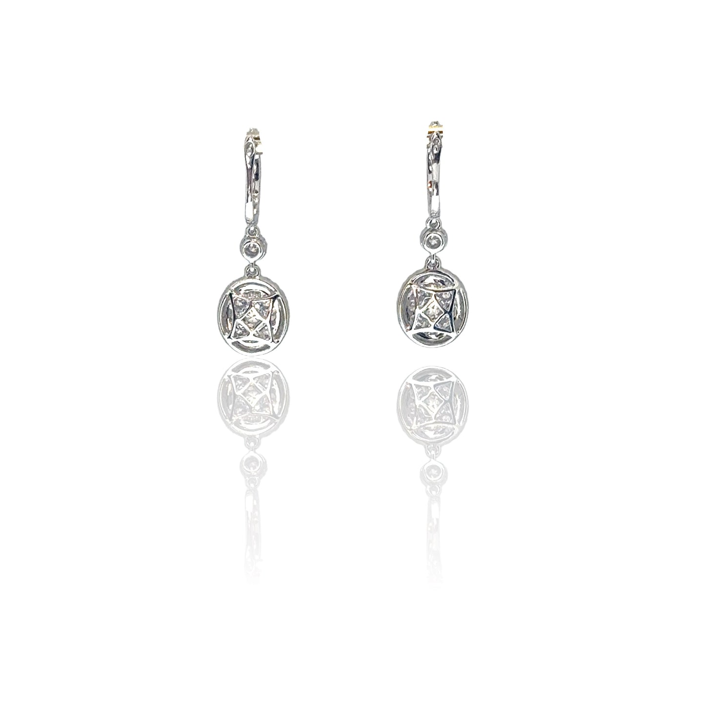 Diamond Dangle Earrings