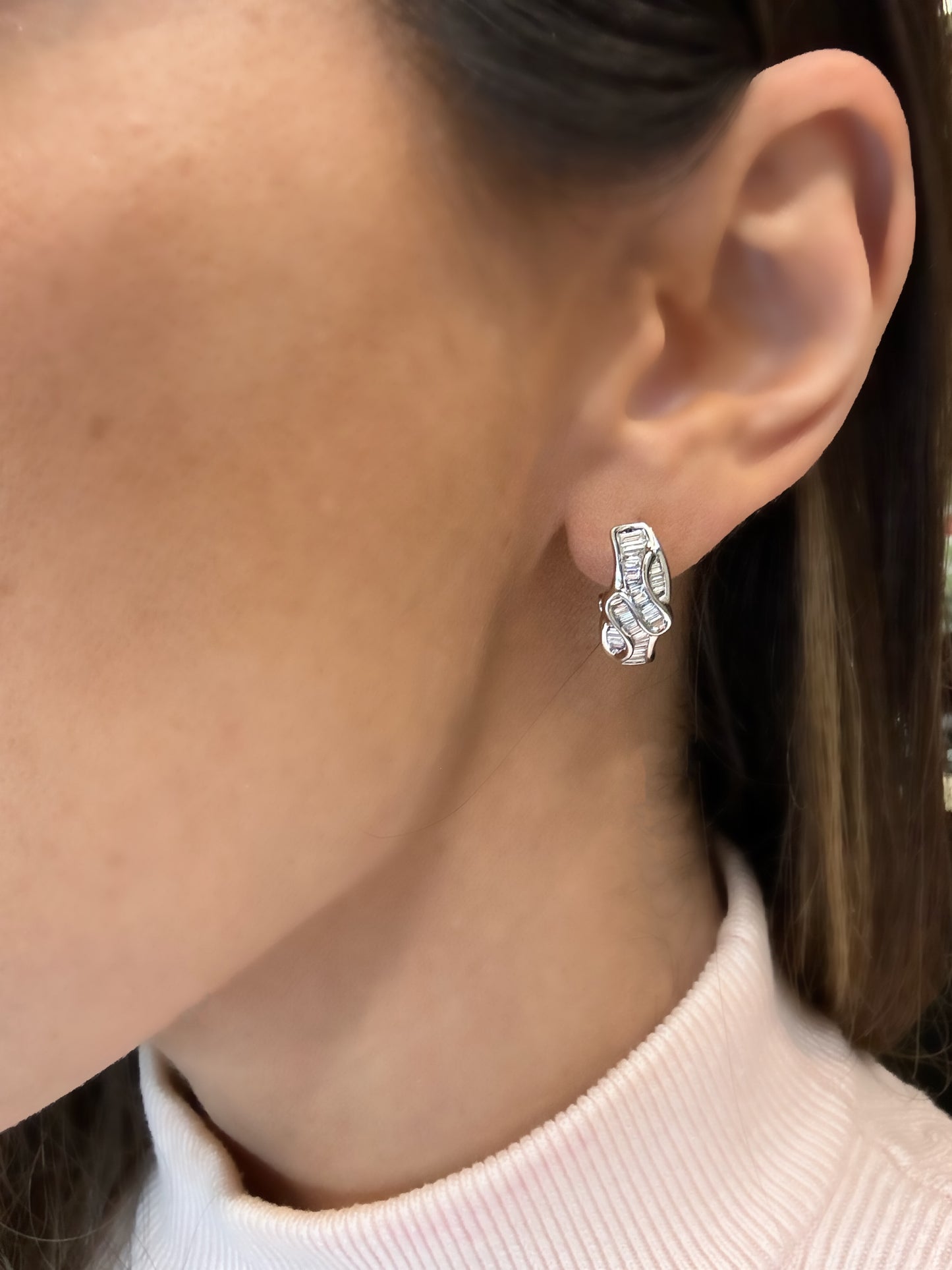 Baguette Diamond earrings