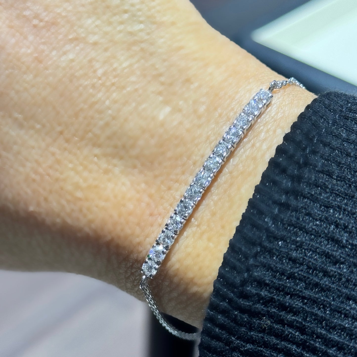 1.50CT LG Diamond Half Tennis Bracelet