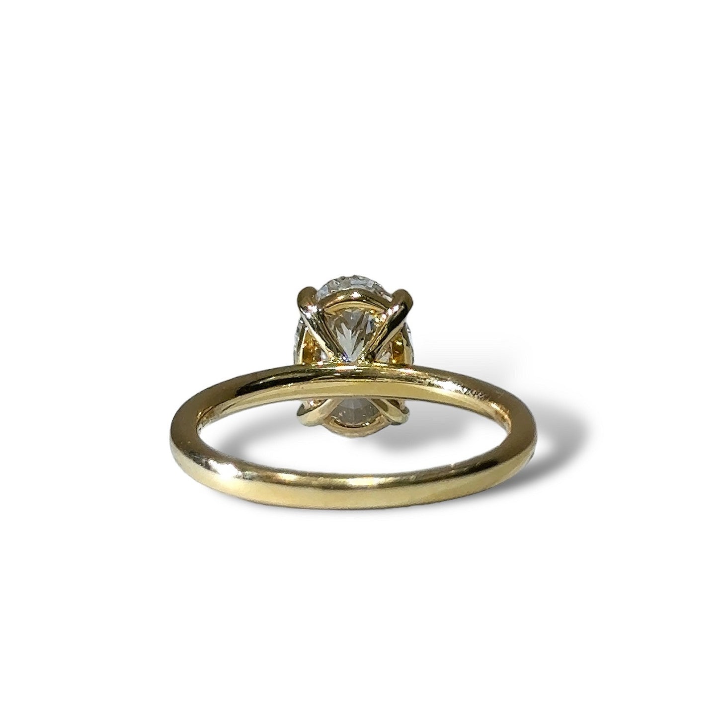 2.08 CT (LG) Oval Shape Diamond Ring