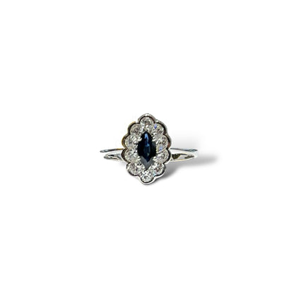 Sapphire & Diamonds Ring