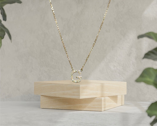 Initial 'G' Necklace