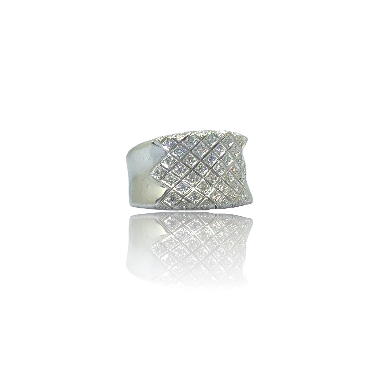 Pave Diamond Ring