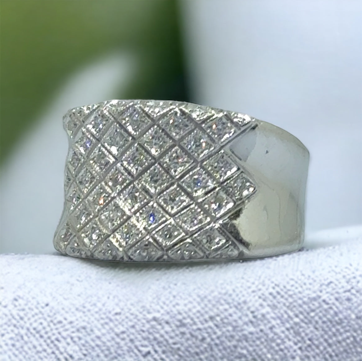 Pave Diamond Ring