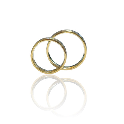 5mm Comfort Fit Wedding Rings With Diamond