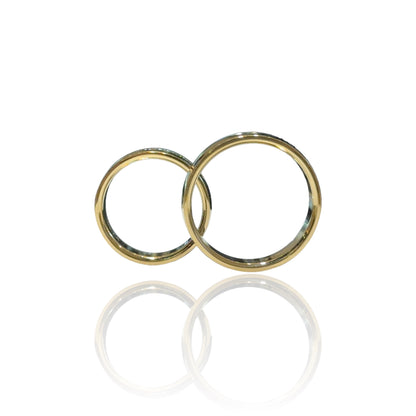 5mm Matte Wedding rings With diamonds