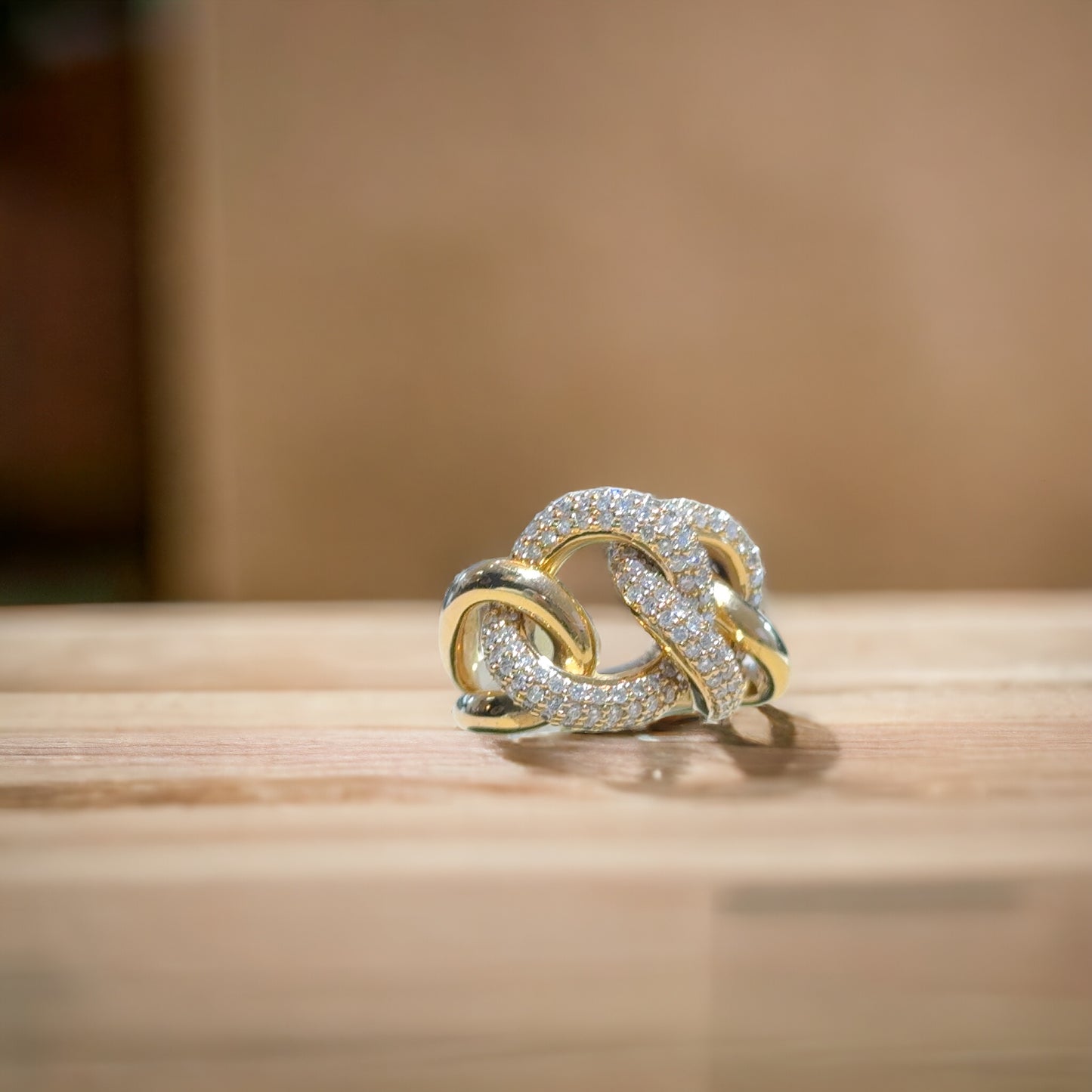 Diamond Link Ring