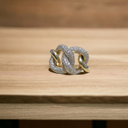 Diamond Link Ring