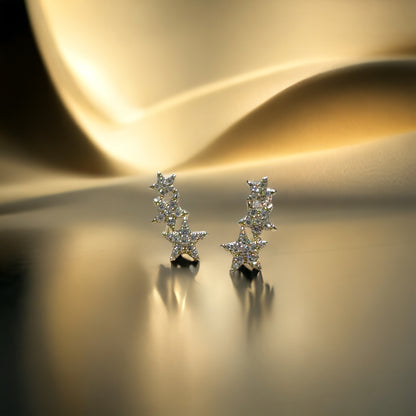 Diamond Stars Earrings