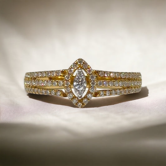 Halo Setting Diamond Ring