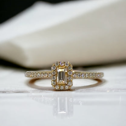 Halo Diamond Ring