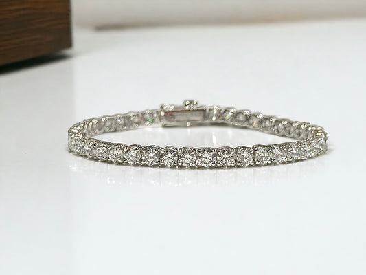 9.24CT LG Diamond Tennis Bracelet