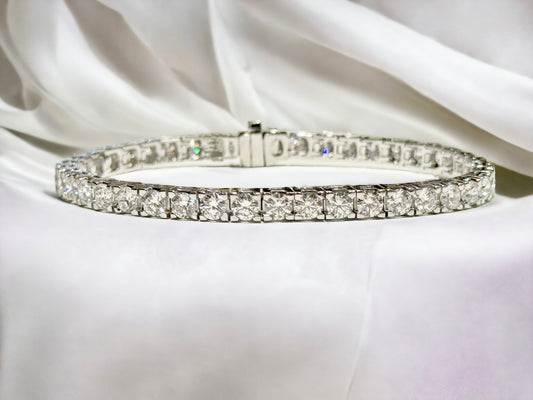 9.80CT LG Diamond Tennis Bracelet