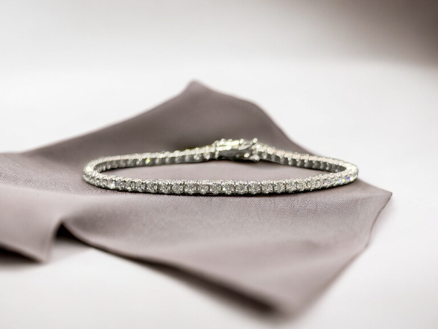 2.85CT LG Diamond Tennis Bracelet