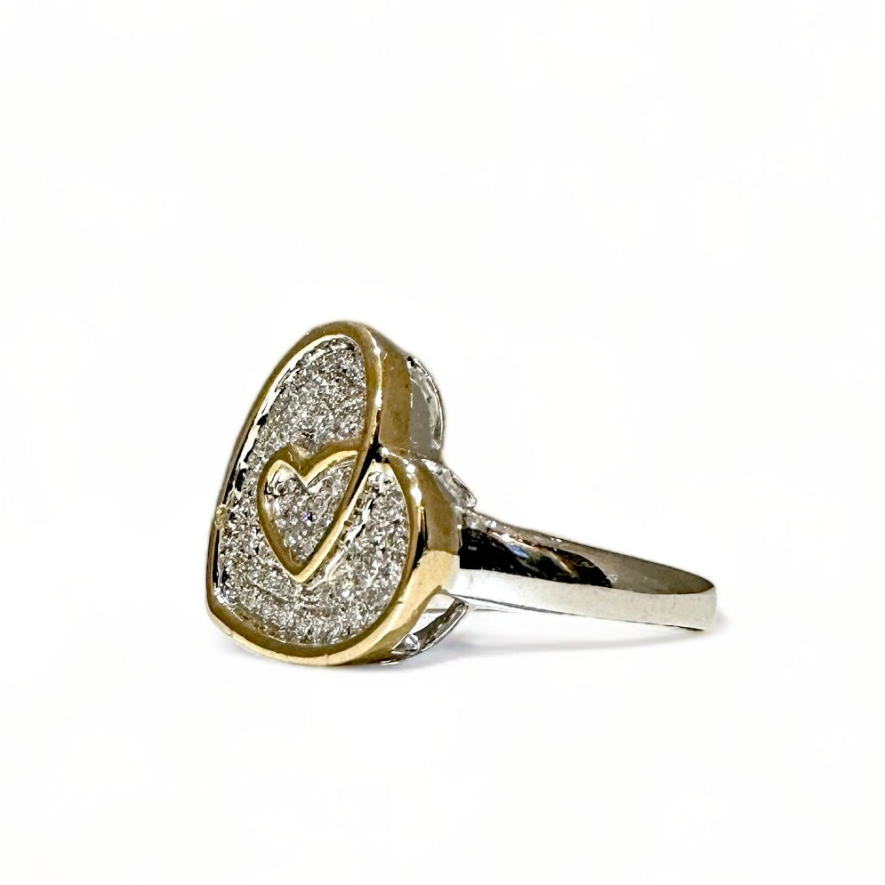 Heart Shape Diamond Ring