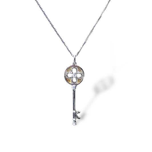 Key Diamond Necklace