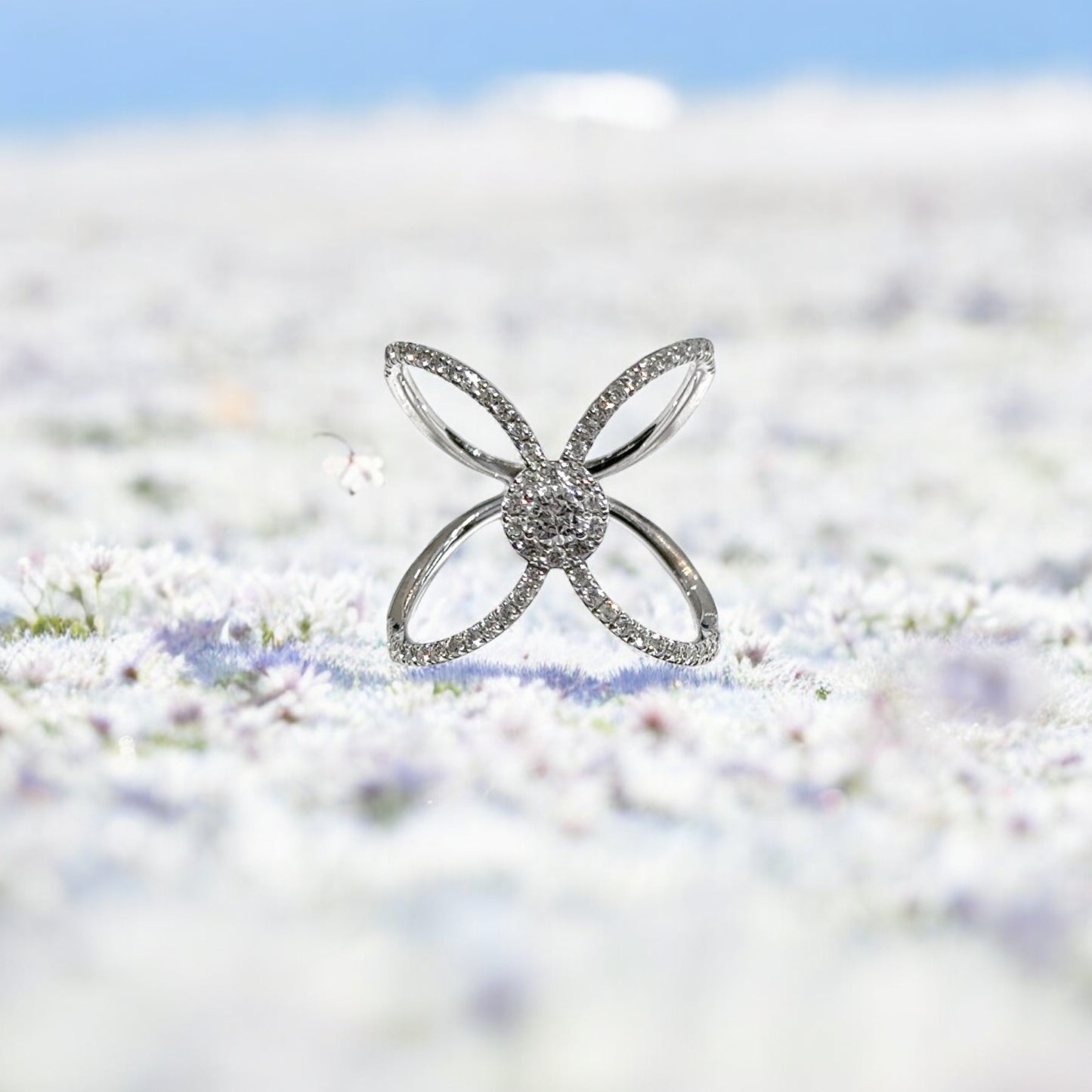 INFINITY CRISS CROSS RING