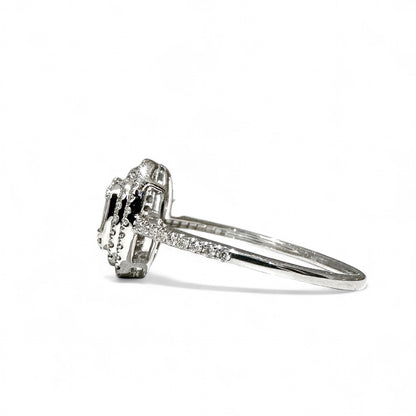 'LANA' DOUBLE HALO DIAMOND RING