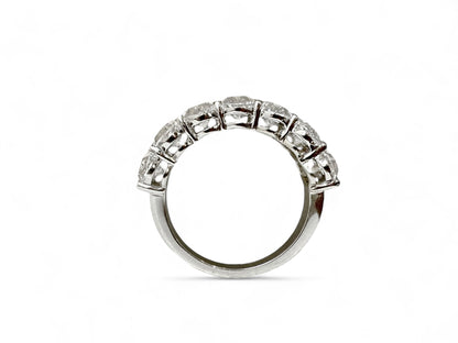 3.85 CT OVAL HALF ETERNITY RING